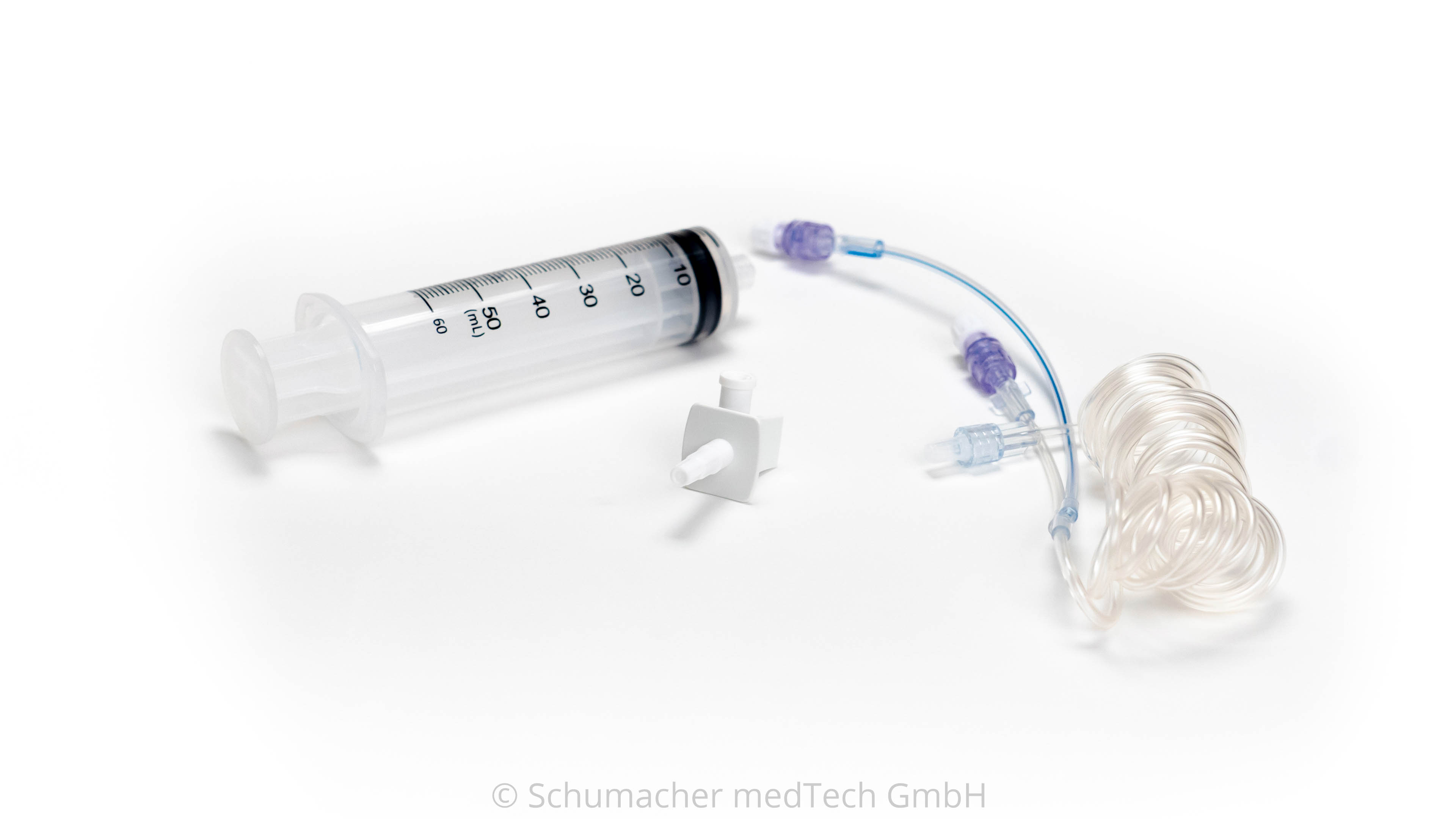 Nemoto-TM0539AH-04 50-ml-Spritze, Y-Schlauch 240 cm, 1 Spike, MR VE=50 Stück, TM0539AH