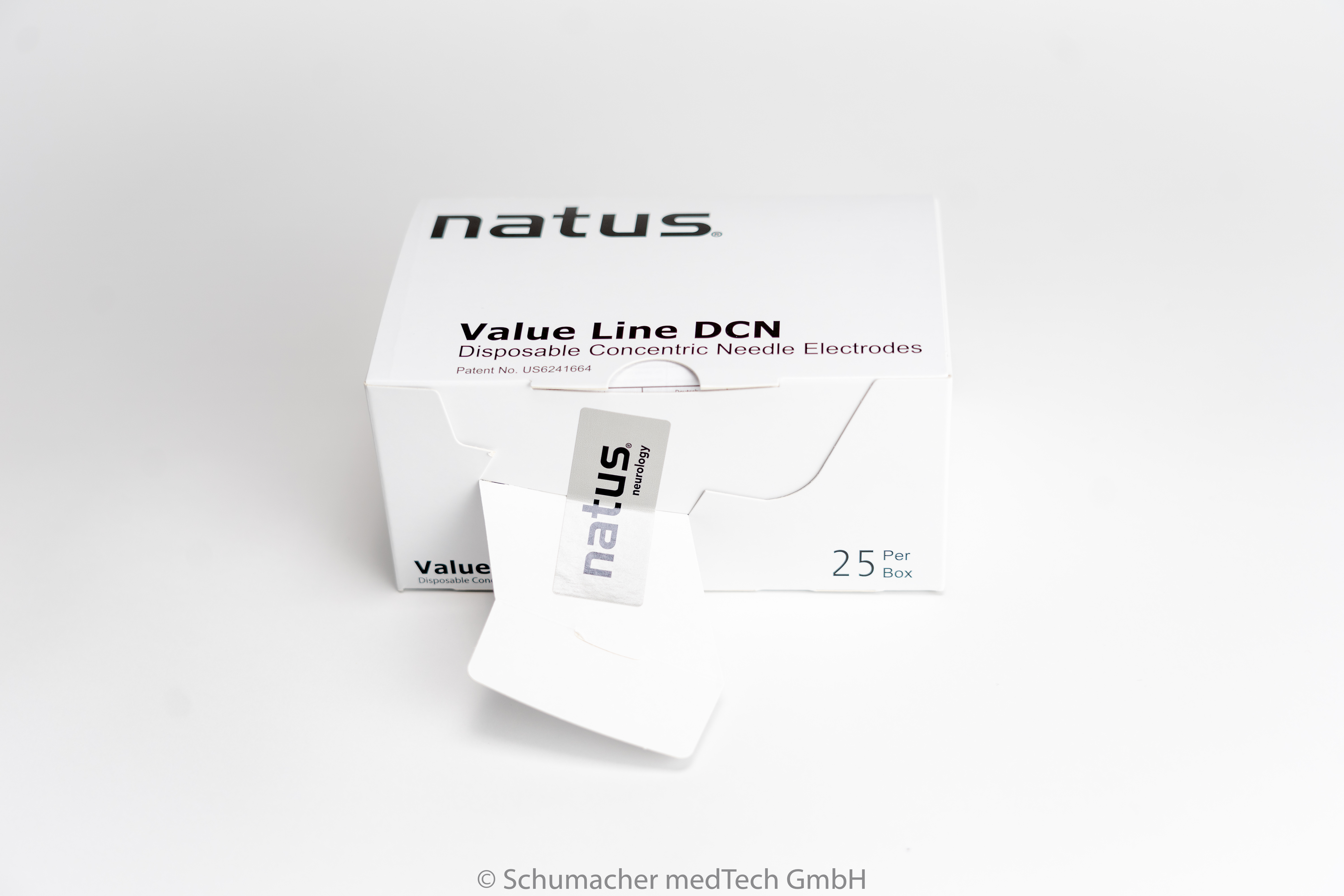 Konz. Einmalnadel Natus Value Line DCN L25 mm,Ø 0,30 weiß NAT711033