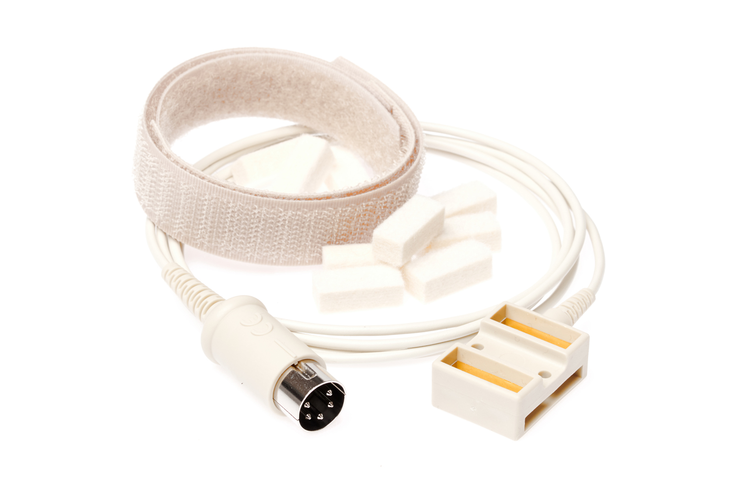 331010_122407 Ableitelektrode (Blockelektrode) komplett mit Filzen und Velcroband SHU713049