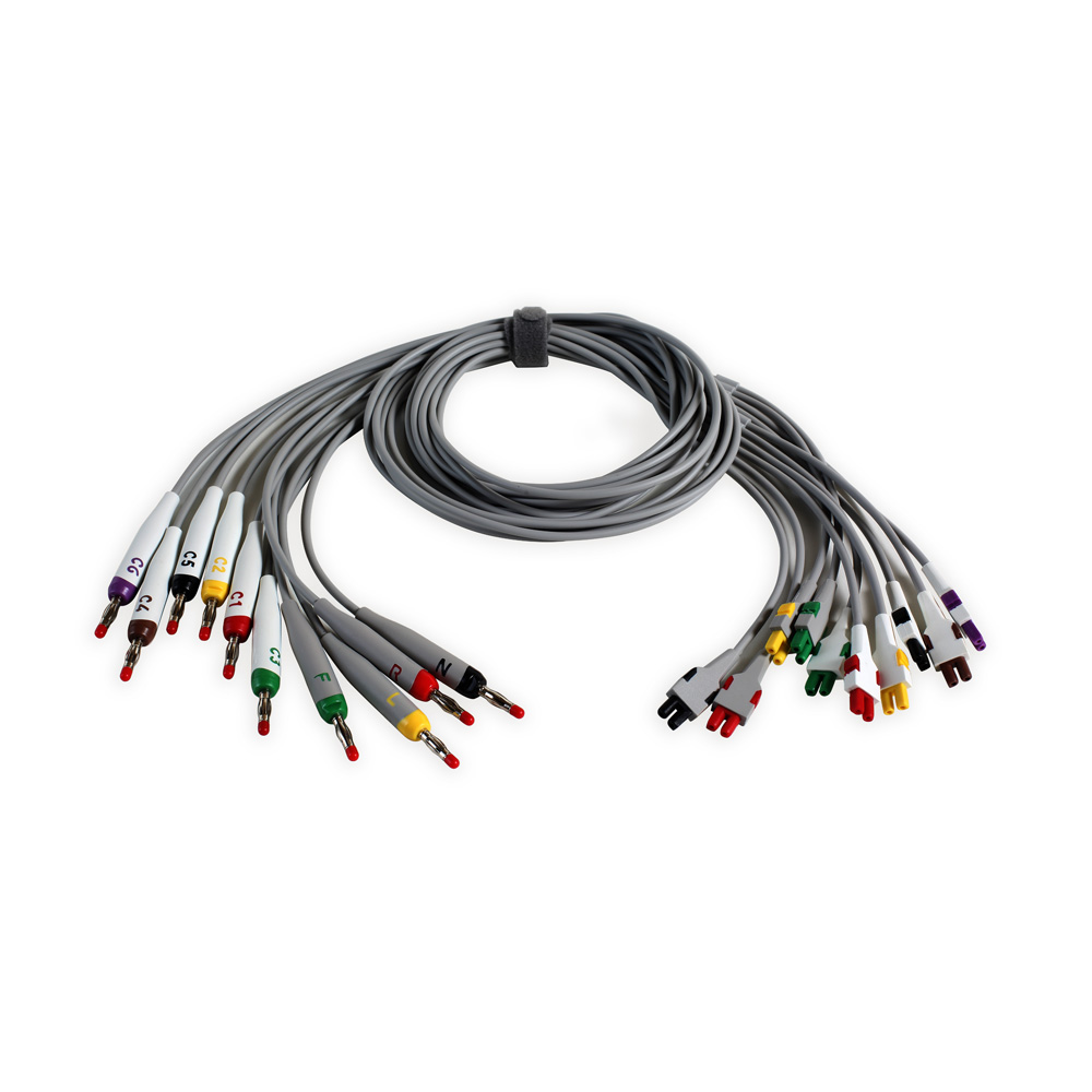 EKG-Kabelsatz 10-adrig für IEC für MAC 600, MAC 2000, MAC 7
