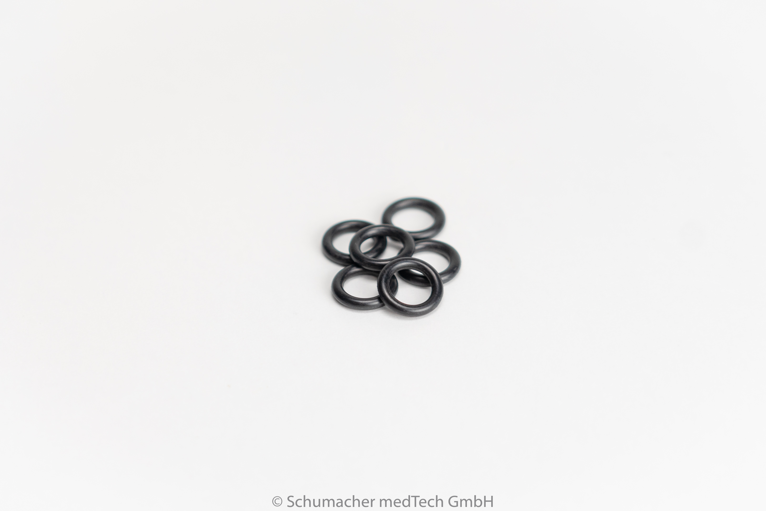 Gummiringe für Elektrodenbezüge 8,5 mm 100 STK/ Pkg. Farbe schwarz