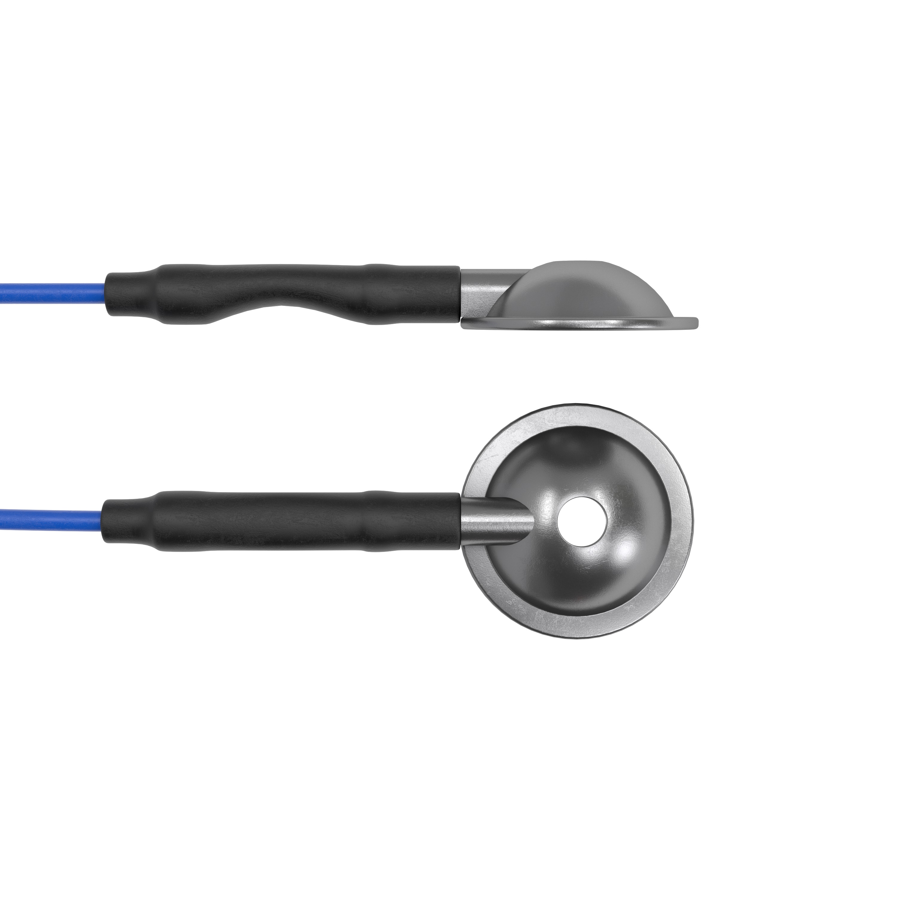 Einmal Cup Elektrode mit 100 cm Kabel | 10 Stk./Beutel,TER-222-ECEL-100