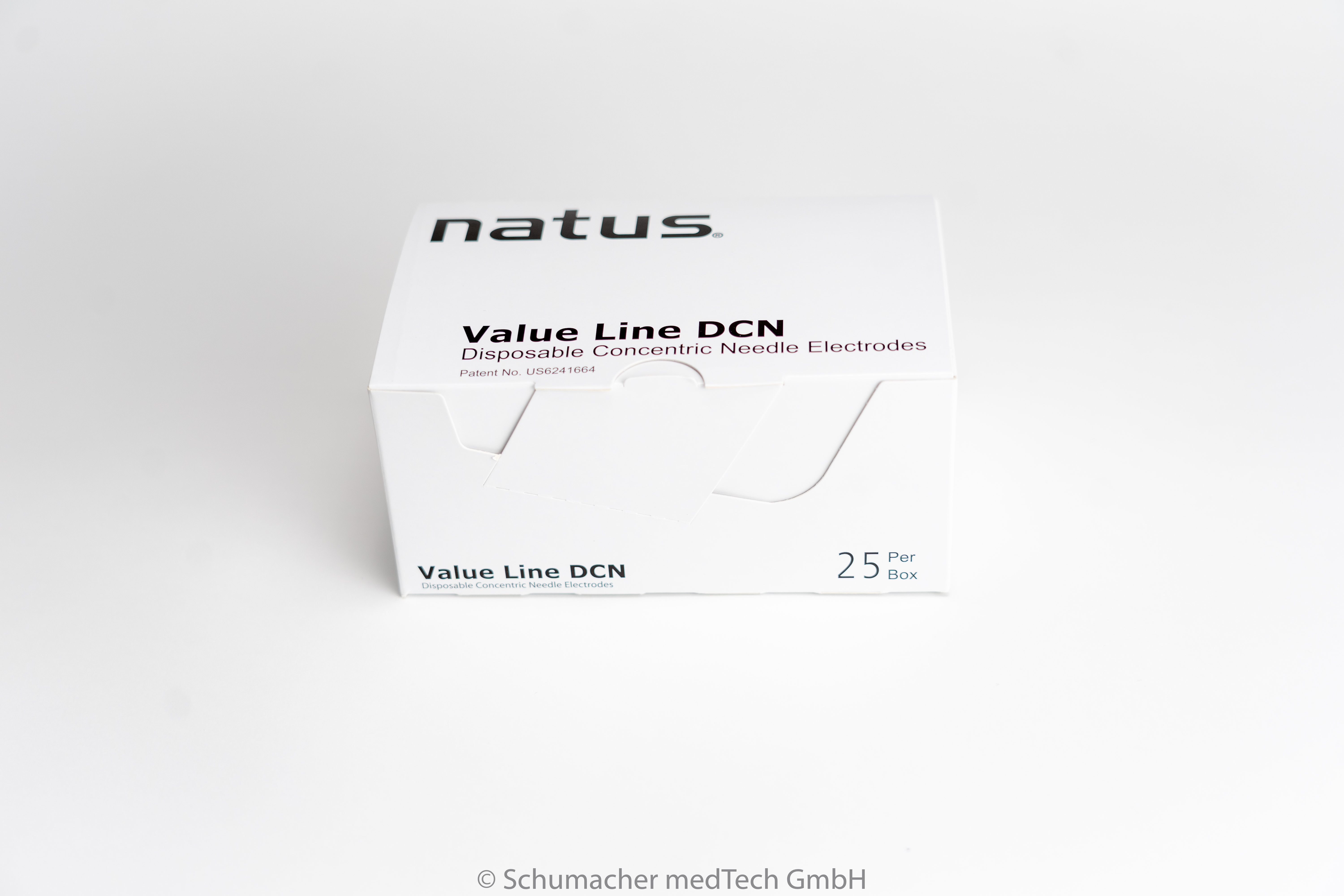 Konz. Einmalnadel Natus Value Line DCN L25 mm,Ø 0,30 weiß NAT711033