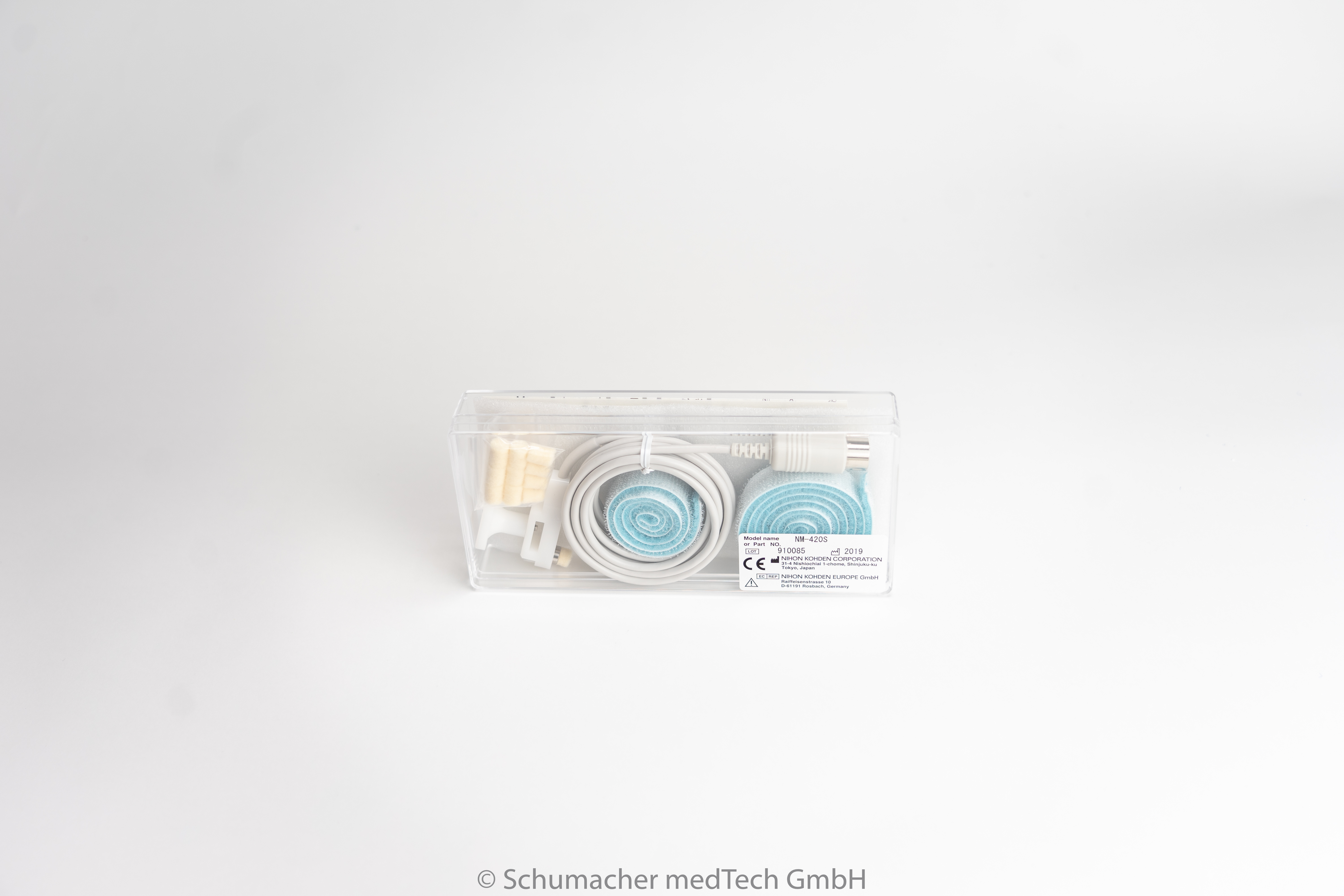 Stimulationselektrode Nihon Kohden (NM-410S)  Kind mit Klettband