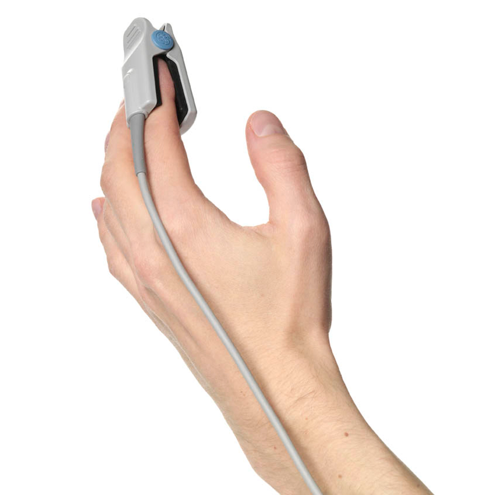 TruSignal Fingersensor, 1m, Erwachsene u. päd. Patienten (über 20Kg) | Pulsoximetrie-Sensor